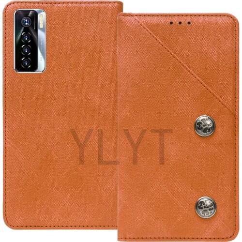 ITien Protection Durable Flip Genuine Leather Cover Phone Case For Tecno Camon 17P Pova 2 17 Pro Pouch Shell Wallet Etui Skin