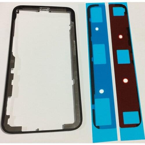 10Pcs Screen Front Glass Holder Middle Frame Housing Bezel with Double Sides Adhesive For iPhone X 10 Gen Parts