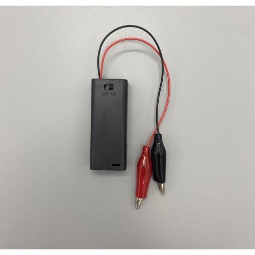 2*AAA Battery Storage Case Box Holder for GAMEBOY GB GBP GBC GBA test for GBP with ON/OFF Switch NO.7 Black