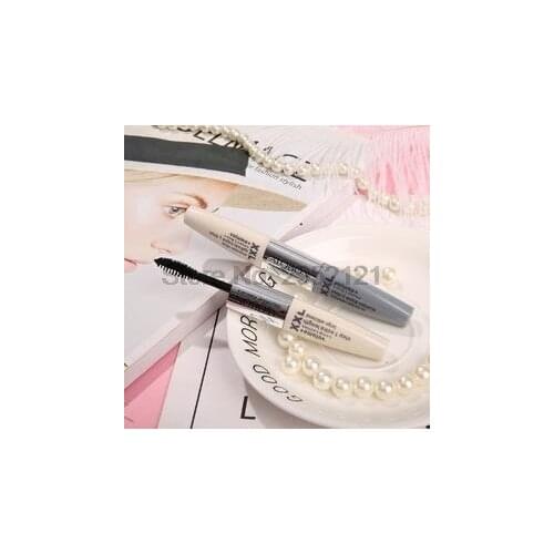 By dhl 200pcs 3D Fiber Lashes Mask Make-up Mascara Black Extension Curling Lengthening Natural Waterproof Mascara Makeup new