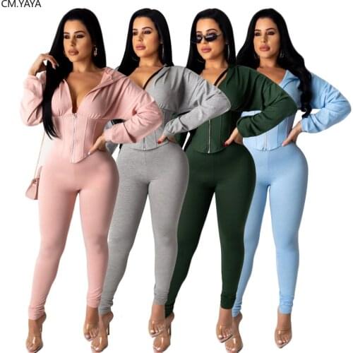 2020 Women Sets Summer Tracksuits Hooded Tops+Pants Suit Two Piece Set Night Club Party Outfits Sportswear 2 pcs Street GLJ2133