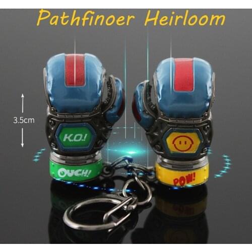Apex Legends Game Related Products Pathfinoer Heirloom 35mm 2 Pcs Boxing Gloves Alloy Weapon Model Role-playing Kid Holiday Gift