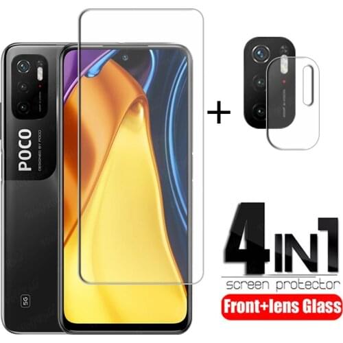 For Xiaomi Poco M3 Pro Glass For Poco M3 Pro Tempered Glass Phone Film Screen Protector For Poco F3 X3 M3 Pro Camera Lens Glass