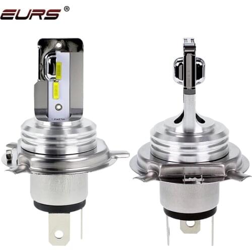 EURS 1PCS motorcycle headlight Fog DRL lamp led light H4 LED BA20D car Motorbike bulb spotlight accessories DC 12V 24V 1600LM