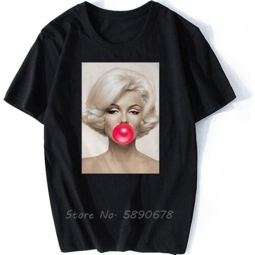Star And Chiclete Copies Marilyn Monroe Audrey Hepburn T-shirt Women Korean Style Cotton Short Sleeve Plus Size Top Tees Clothes