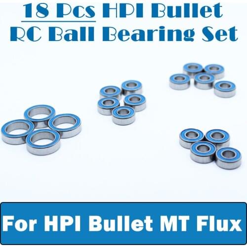 HPI Bullet RC Ball Bearing Set for HPI Bullet MT Flux 18Pcs Bearings