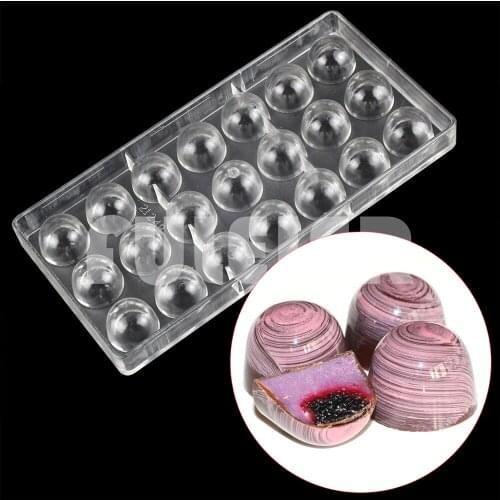 Classic Belgium Polycarbonate Chocolate Mold ,Baking Sweets Candy Mould Pralines Raspberriesbakeware Confectionery Tool