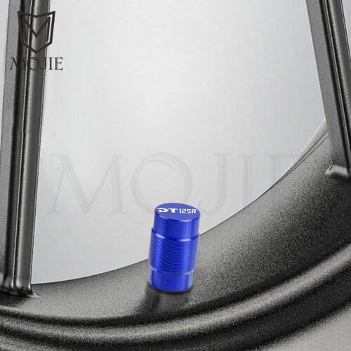 Motorcycle CNC Vehicle Wheel Tire Valve Air Port Stem Caps Covers Plug For Yamaha DT125R DT125 DT 125 R RL RE RR DT125RL DT125RE