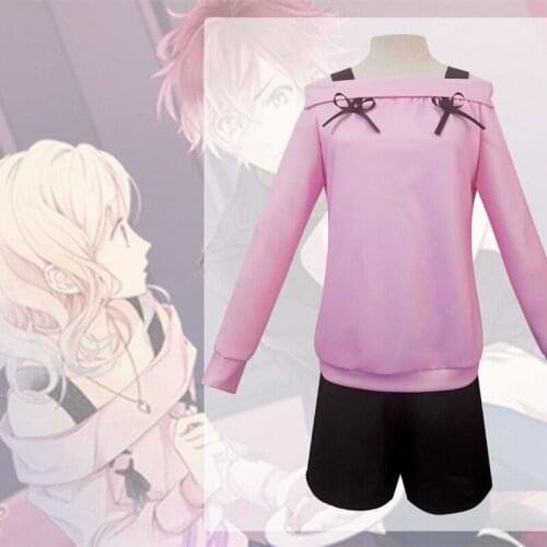 Anime Diabolik Lovers Komori Yui Cosplay Costume Senderos Cos Halloween Party Uniforms Sweatshirt+Pant