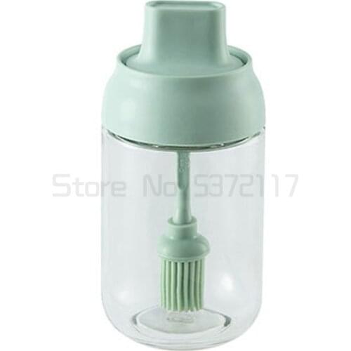 Kitchen household condiment bottle combination set condiment jar storage box glass cooking jar