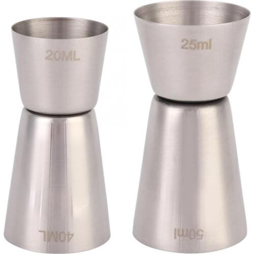 Bar Tools Reusable 304 Stainless Steel Wine Tool Measuring Cup Double Cocktail Jigger For Bar Bartending Kit Barware Wine
