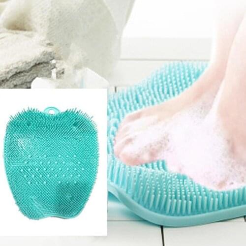 New Arrival Apple Shape Pregnant Feet Washing Mat Massage Dead Skin Removal Exfoliator Pad Washing Tools