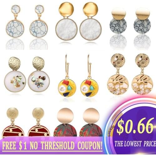 New Fashion Earrings For Women 2020 Statement Earrings Colorful Korean Earrings Indian Jewelry Kpop Accessories For Wedding