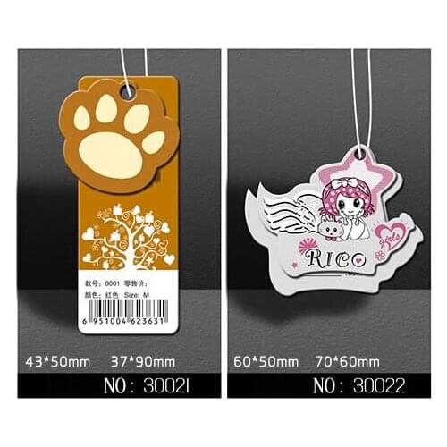 Supper High-Grade tag Hot sell hang tags girl /kid/women clothing tag custom printed fashion hangtag/clothing hang tag JYSJ3111