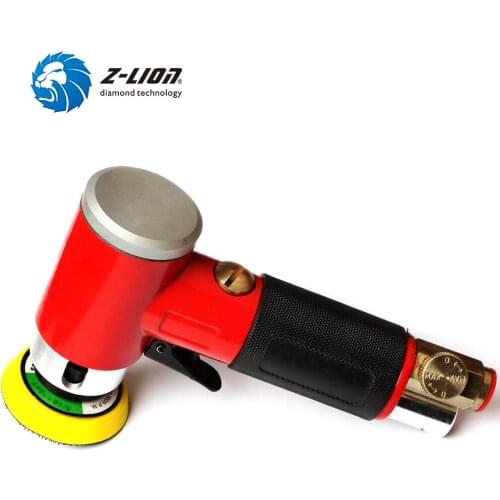Z-LION M6 Thread Pneumatic Sander Random Orbital Eccentric Dual Action Air Polisher Sander Grinding Machine With 2" Backing pad