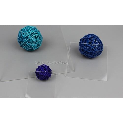 Customize Link 20*20*0.5mm Clear Quartz Glass Plate