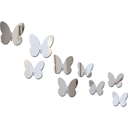 Sale real top fashion wall stickers new design modern acrylic mirror sticker frame home decoration gift