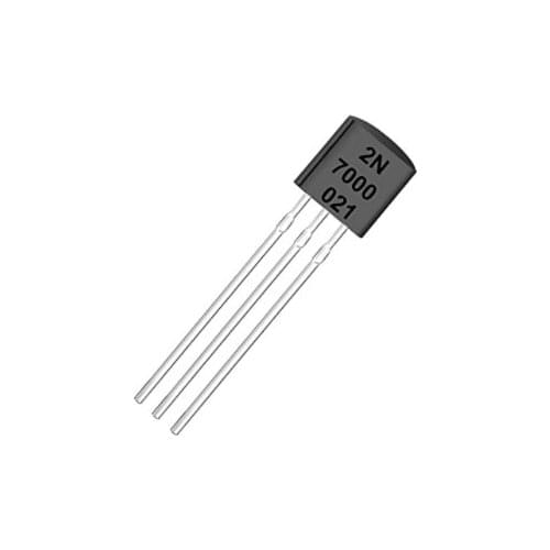 XFCZMG 100PCS 2N7000 TO-92 Sic Mosfet MOS N-Channel Transistor n-FET 200ma