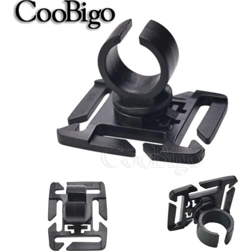 U Ring Clip Hydration Bladder Drinking Straw Tube Trap Strap Hook Swivel Tactical Backpack Hump Bag Water Pipe Hanger 2pcs