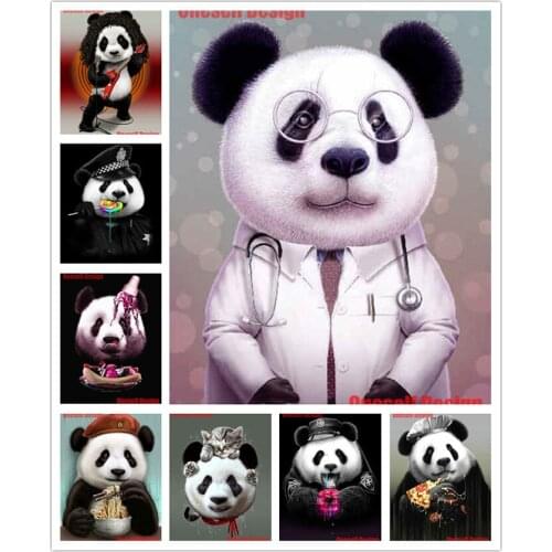 2019 great children gift diamond painting animal beaded embroidery panda diamond embroidery full set animal decoration home