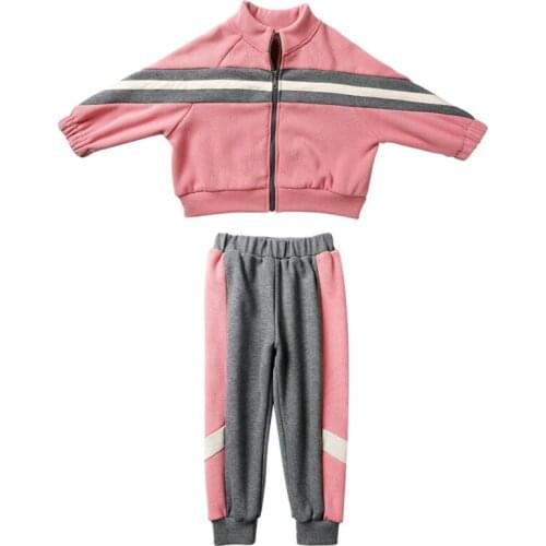 2021 New Fashion Baby Girl Clothes Clothing Sets Children Clothing For Girls Girl Sets Coat+T-shirt+Pant 3Pieces 4-13 Year Old