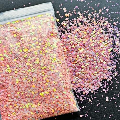 500g/1kg Bulk nail art Sequins Mixed Heaxgon Nail Glitter Flakes 3D Sequins Paillette Powder Nail Art Decoration Manicure PD127