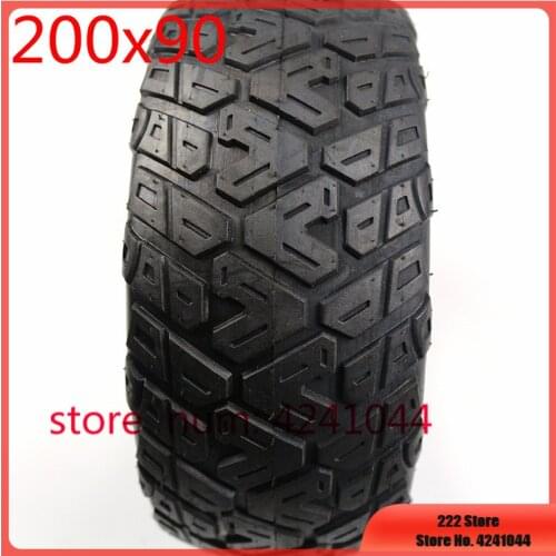 8 inch Solid tire without inner tube tyres 200x90 electric scooter torque car non inflatable solid tires