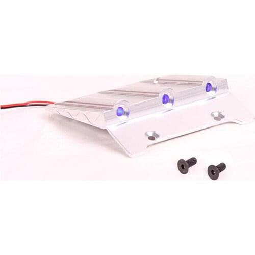 Baja CNC Roof Plate with LED lights HPI ROVAN KM Baja 5B 5T SS orange and silver available