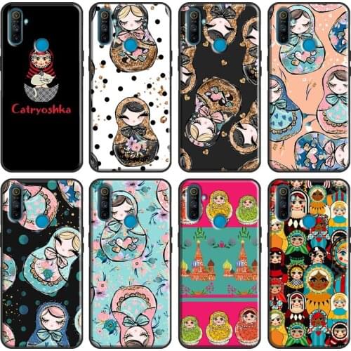 Russian Dolls Matryoshka Soft For OnePlus 8T 7T Nord 7 8 Pro Case For OPPO Realme GT 6 7 X2 X7 Pro XT C15 C11 C3 Cover