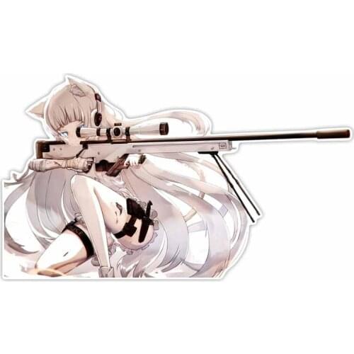Fuzhen Boutique Decals Exterior Accessories Anime Girls Frontline Car Stickers Windows Decal Vinyl Waterproof Campervan Sticker