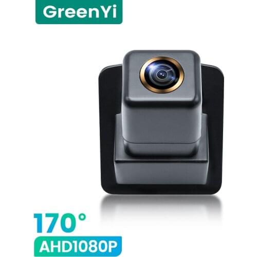 GreenYi 1080P HD 170° Car Rear View Camera For Mercedes Benz W204 W212 W221 S Class Reverse Reversing 4 pin Vehicle Parking AHD