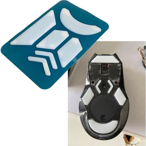 1Pack Mouse Skates Glide Feet Pads Ice Version Tiger Gaming Mouse Feet Sticker for logitech G903 Wireless Mouse White