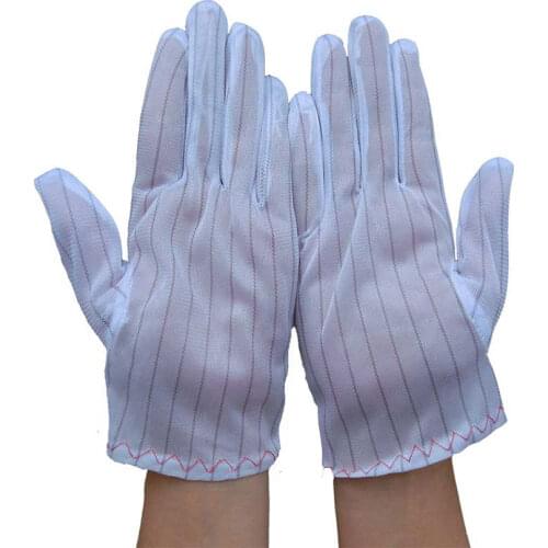 Hot White Labor Insurance Thick Cotton Work Gloves Cotton Cloth Thin Medium And Thick Etiquette Wenwan Quality Striped gloves