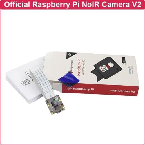 8MP Raspberry Pi 4B Camera Module Official NoIR V2 IMX219 Night Vision Webcam with 15cm FFC for Original Raspberry Pi 3B Plus
