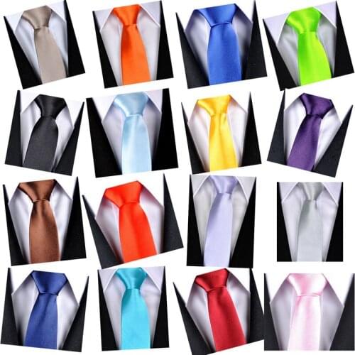 Mens Skinny Ties Plain Narrow Neck tie Necktis Tie Bowtie Casual Party Business Groom Ties 145X5cm, 200pcs