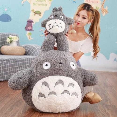 1pc 30cm/40cm/50cm Soft Cartoon Totoro Plush animals Doll Stuffed plush totoro Toys gifts for Kids Girls Home decoration