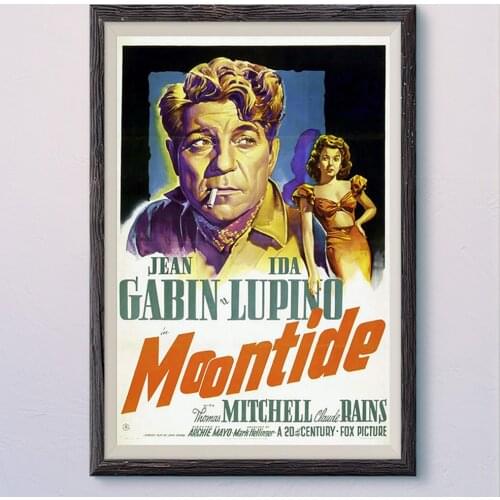 N204 MOONTIDE Vintage Classic Movie Wall Silk Cloth HD Poster Art Home Decoration Gift