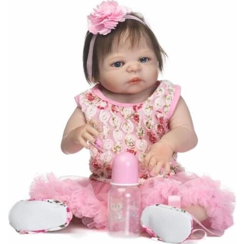 NPK new simulation baby doll, clothing model, all glue can bathe the house doll