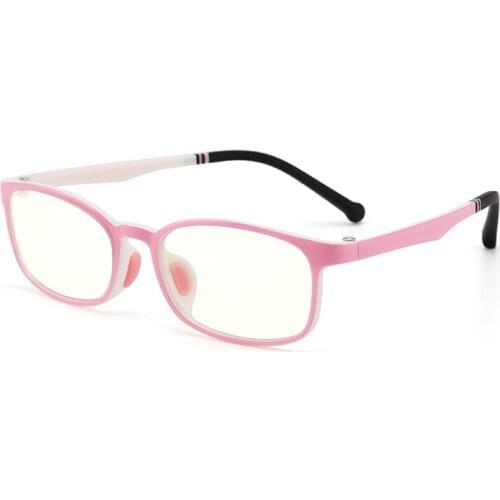 2020 New Girl Boy Anti-blue Light Glasses Kids TR90 Computer Cellphone Eyeglasses Middle Size Optic Prescription Glasses Frame