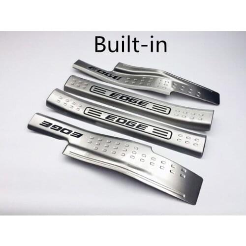 For Ford EDGE 2015-2018 High-quality stainless steel Threshold bar Welcome pedal Anti-scratch Car styling