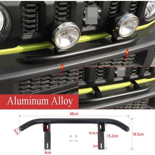 Alloy Front Grille Spotlight Bracket Support Mount Fit ForSuzuki Jimny 2019-2020