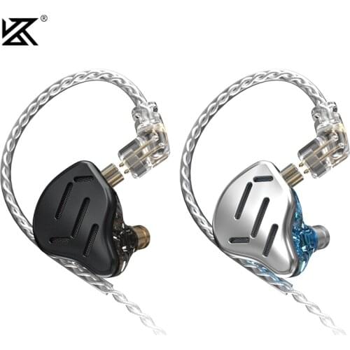 KZ ZAX 1DD+7BA Hybrid In Ear Earphone Monitor 16 Driver Unit Sport Music Earbud HIFI Metal Headset ZST ZS10 AS06 ZSX ZSN Pro X
