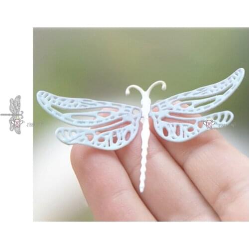 Mmao Crafts Metal Steel Cutting Dies New Dragonfly decoration Stencil For DIY Scrapbooking Paper/photo Cards Embossing Dies