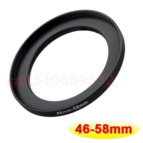 With Tracking number 10pcs Black Step Up Filter Ring Lens Ring 46mm to 58mm 46mm -58mm 46-58mm