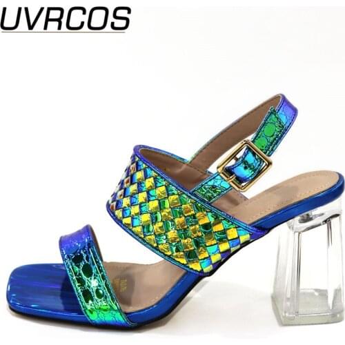 Slippers Sandals 2021 New High Heeled Shoes for Woman Top Brand Royal Blue Wine Red Wedding Shoes Stiletto High Heeled Sandals