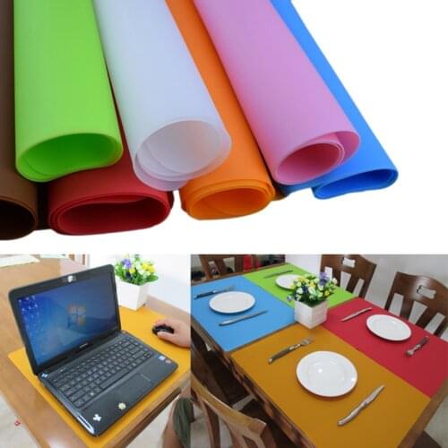 Silicone Baking Mat Kitchen Placemat Heat Resistant Non-stick Table Mat Coaster Rolling Dough Pastry Silicone Bakeware Mat Pad