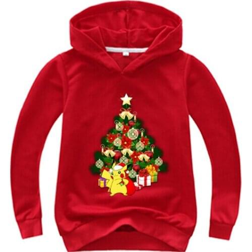 Spring Autumn Children Long Sleeve T Shirts Baby Boys Girl Sweatshirts Cartoon Christmas Print Kids Hoodies Clothing Tops Tee