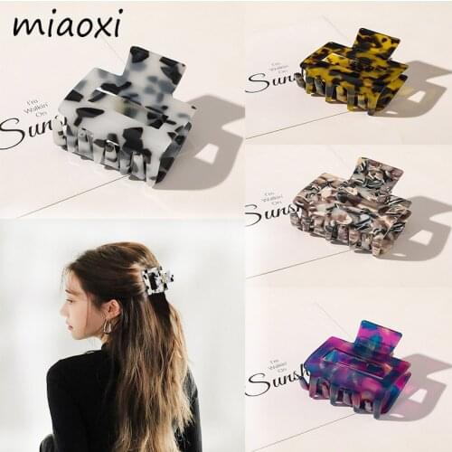 Top Fashion Acetate Plate Vintage Women Hair Claws For Girl Beauty Hair Holder Rope Lady Barrettes Sale