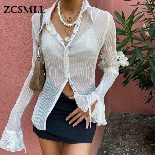ZCSMLL Women's Transparent Shirts