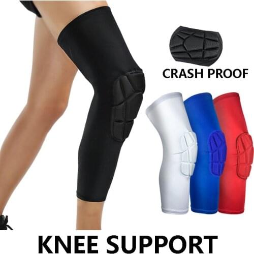 1 pcs knee support Brace Sports protector Safety Training Elastic Knee pads Protective Knee guard Foam Basketball
